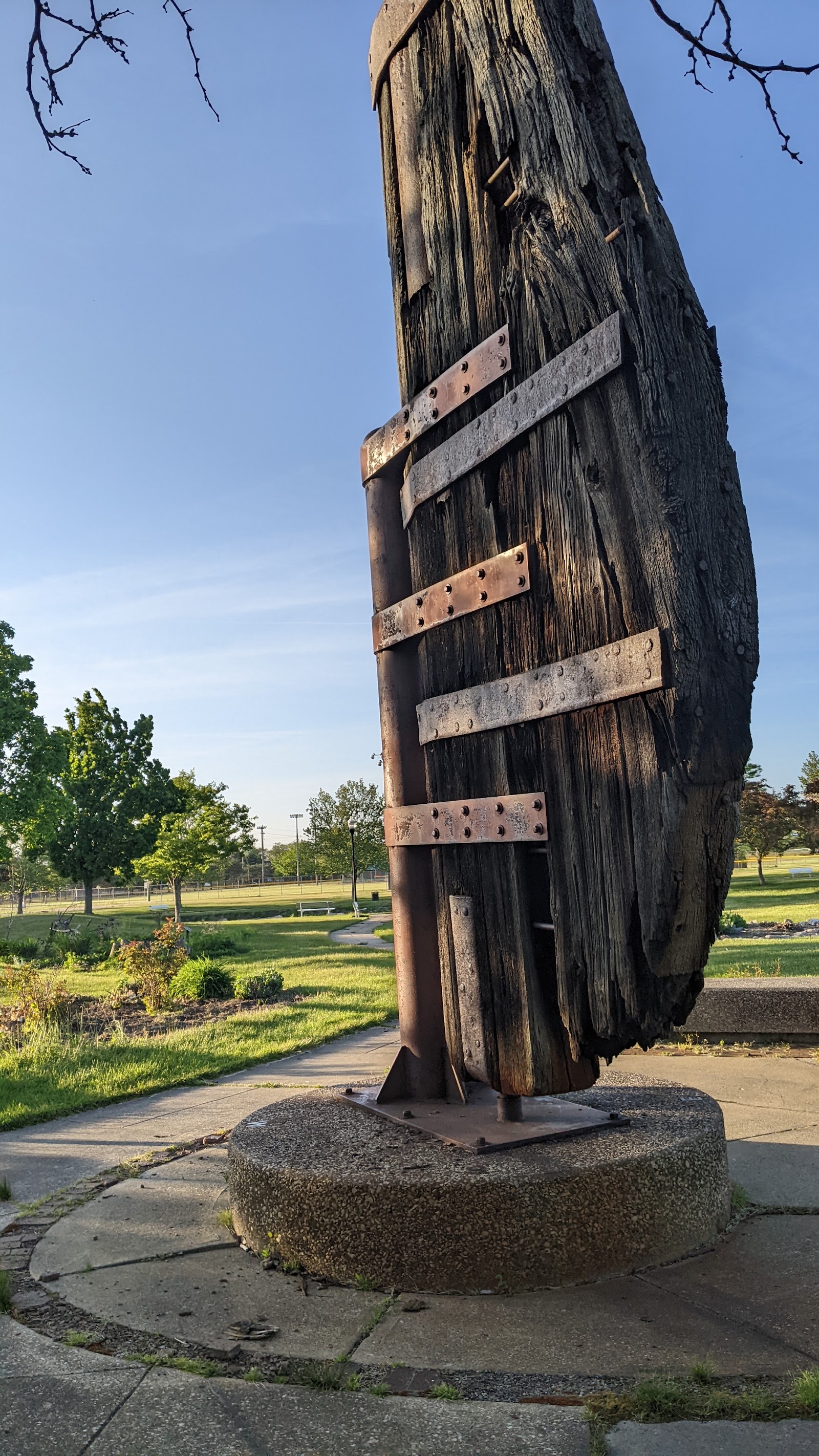 Old Historic Ship Rudder in Bay City