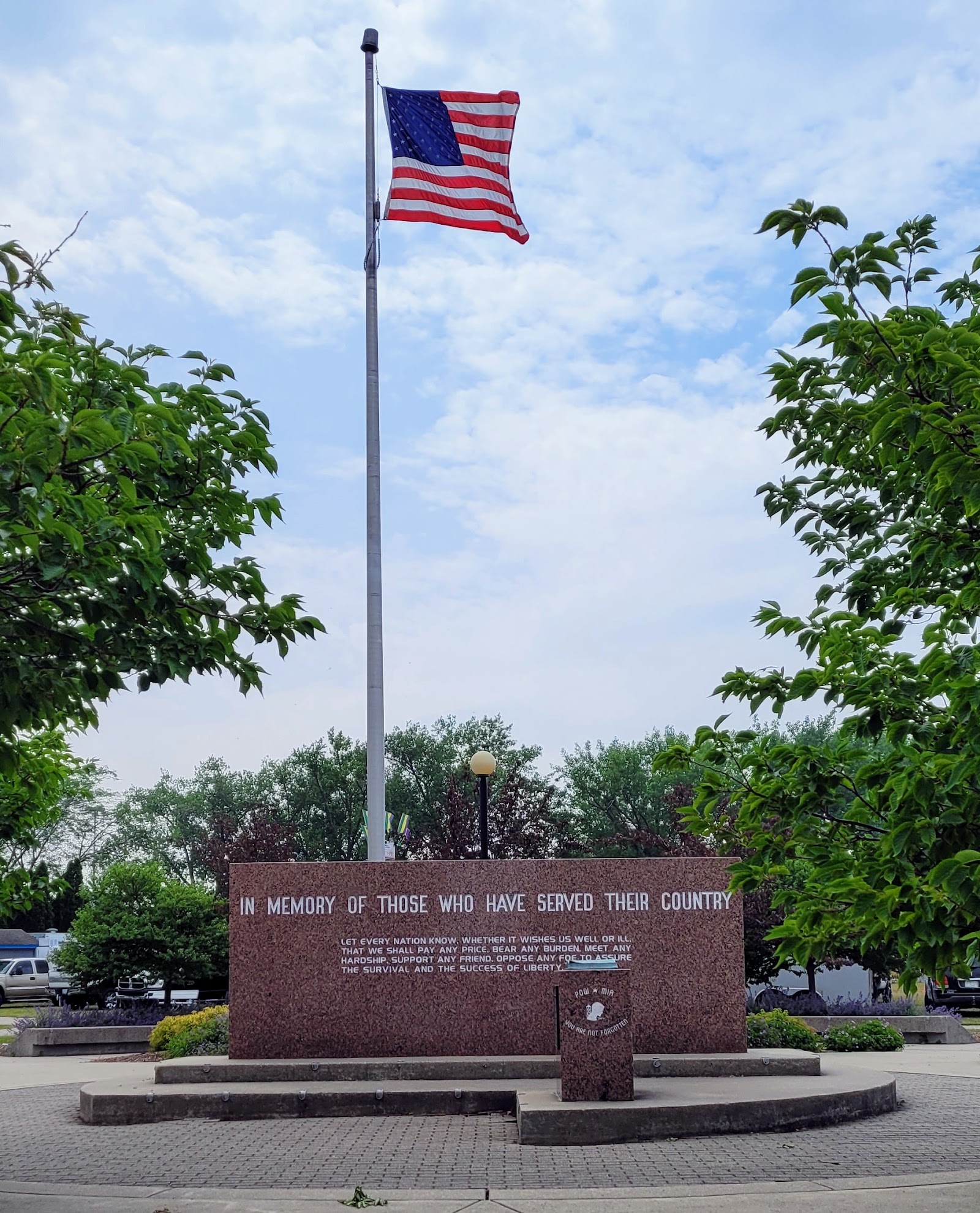 Veterans Memorial Park War Memorial in Bay City